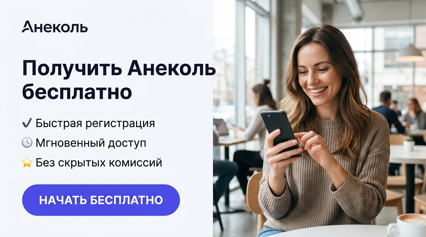 Получить Анеколь бесплатно