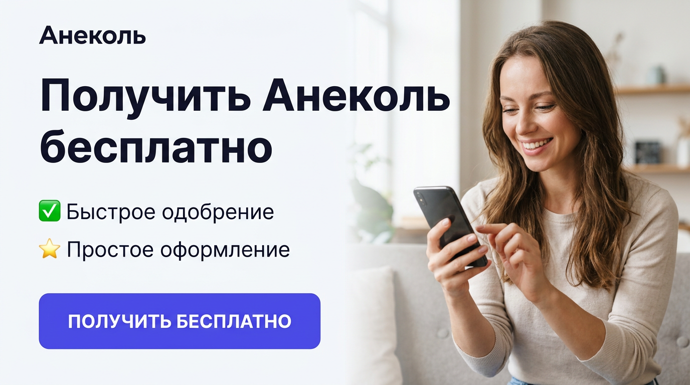 Получить Анеколь бесплатно